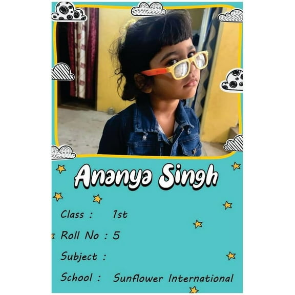 Water Resistant Name Stickers for Kids  36 Pcs Custom Photo Labels for Bottles, Notebooks & Diaries  Vinyl Paper 3x2 Inch