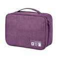 thumbnail image 1 of Water-Resistant Nylon Digital Organizer Bag with Multiple Pockets for Cables, Chargers, and Small Electronics, 1 of 1