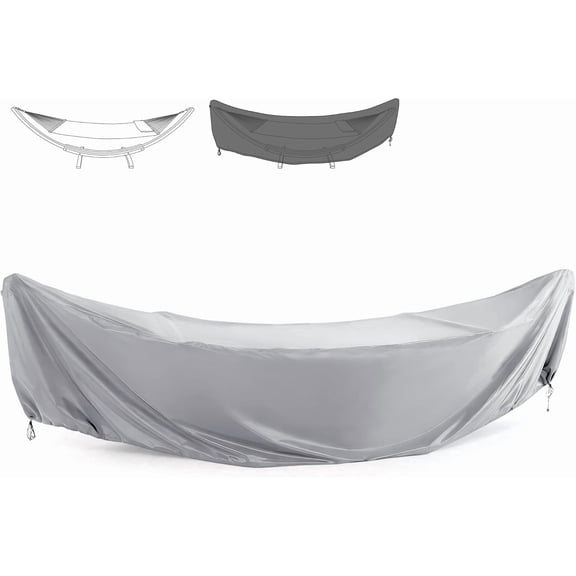 Water-Resistant Polyester Hammock Stand Cover for 14 ft Arc Stand Gray