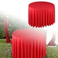 thumbnail image 1 of Water Resistant Round Tablecloth 90 Inch - Stain Proof Washable Polyester Table Cover for Wedding, Banquet, Dining & Outdoor Events - Spill Resistant Tablecloth, 1 of 6
