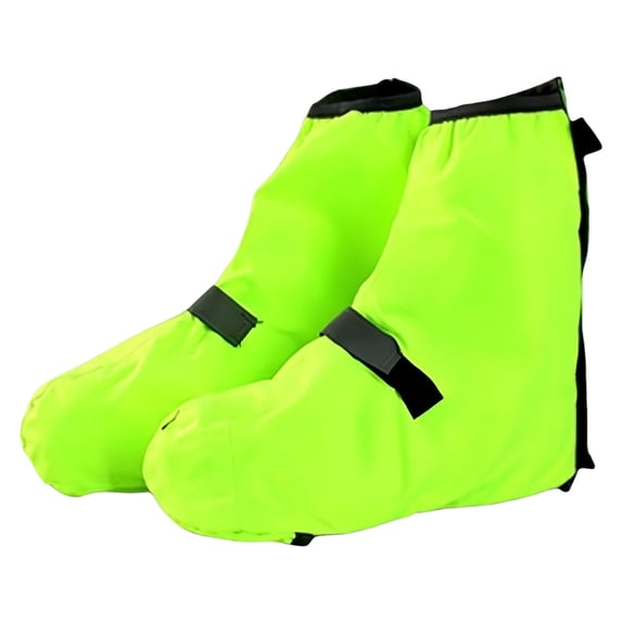 Water Resistant Shoe Protectors for Outdoor Activity Reflective Strips Adjustable Elastic Bands Polyester Texture