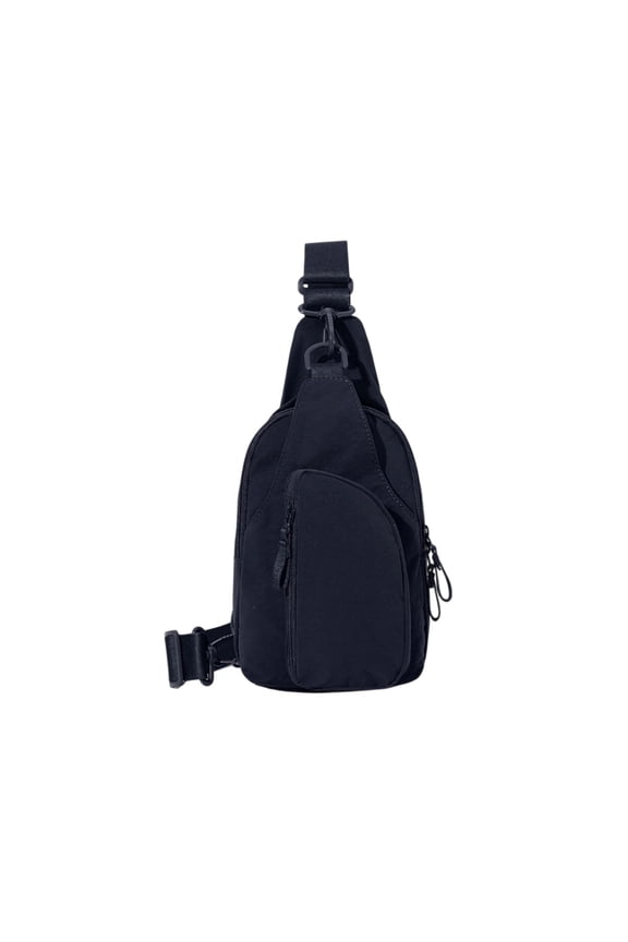 Water-Resistant Shoulder Backpack for Men & Women – Lightweight Crossbody Backpack with Multi-Pockets – Adjustable Shoulder Strap Bag for Hiking, Travel, Gym, Work & Daily Commute