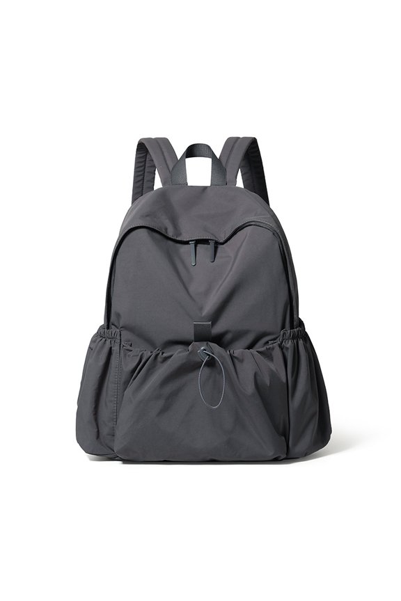 Water Resistant Soft Nylon Drawstring Backpack, Casual Lightweight Daypack for Women