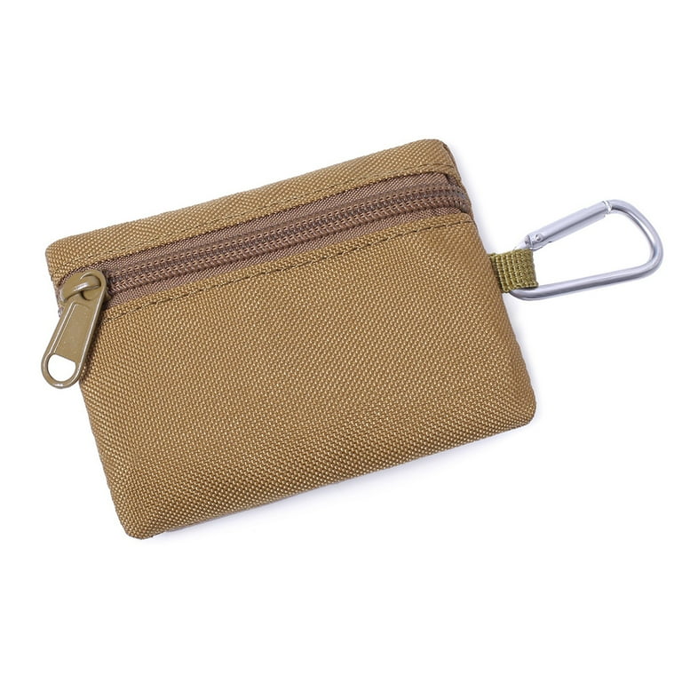 Water Resistant Travel Keychain Wallet Minimalist Men Slim Zip Card Lanyard Wallet Small Key Ring Wallet FOB Holder Keychain Credit Card Wallet for Men Teen Boys Walmart