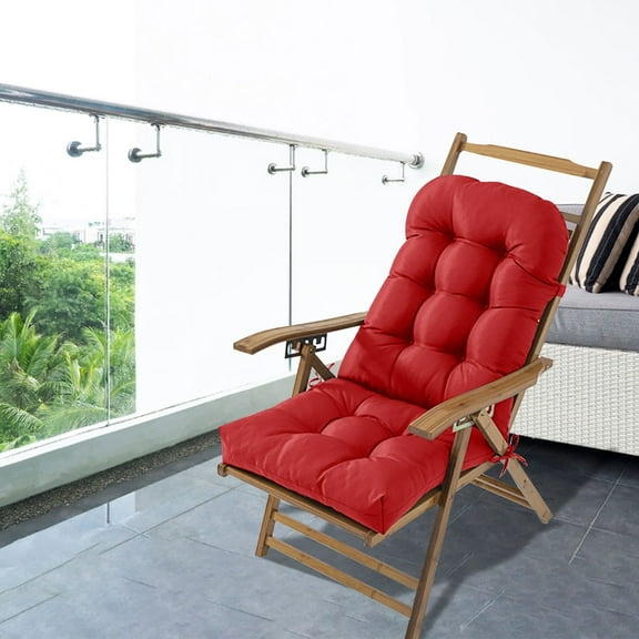 Water Resistant Tufted Seat Cushion 2Pcs, 19''x19'' Outdoor Indoor U-Shape Cushions for Wicker Chair Seat, Rocking Chair Cushion Pad Sets for Patio Garden Home Office Furniture Cushion