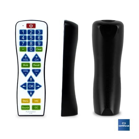 Water-Resistant Universal TV Remote | EasyClean Big Button, Smart, Learning Television Remote Control - PC101