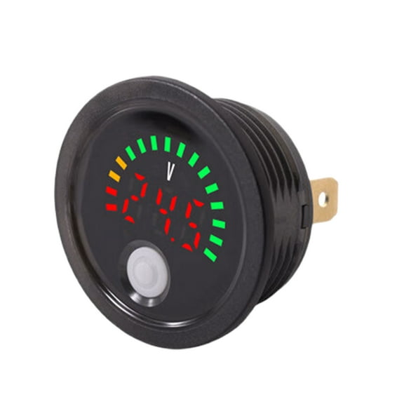 Water Resistant Voltages Meter High Precise Display LED Voltmeter For Automotive Systems Marine Equipment Trucks