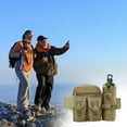 thumbnail image 1 of Water-Resistant Waist Pack with Bottle Pocket for Hiking Climbing and Outdoor Sports, 1 of 8