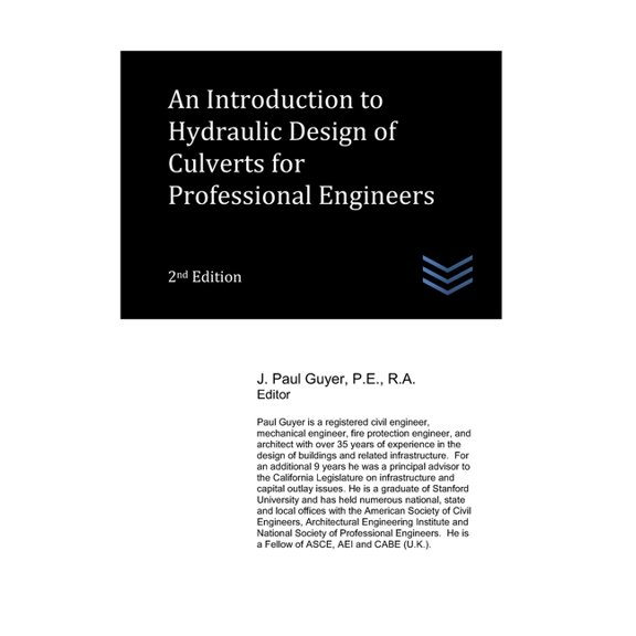 Water Resources Engineering An Introduction to Hydraulic Design of Culverts for Professional Engineers, (Paperback)