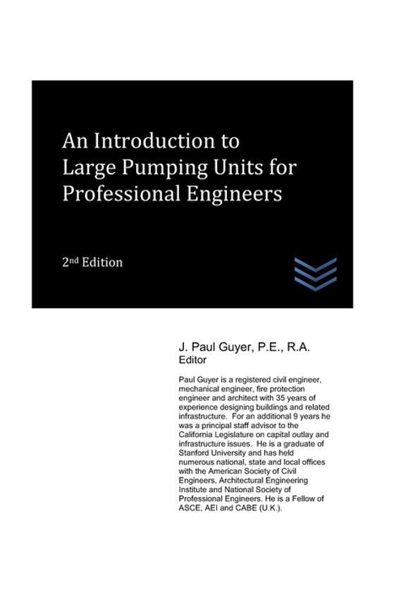 Water Resources Engineering: An Introduction to Large Pumping Units for Professional Engineers (Paperback)