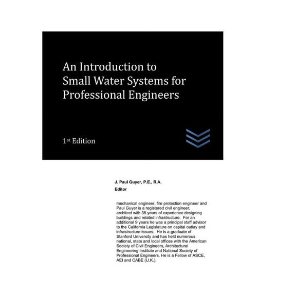 Water Resources Engineering An Introduction to Small Water Systems for Professional Engineers, (Paperback)