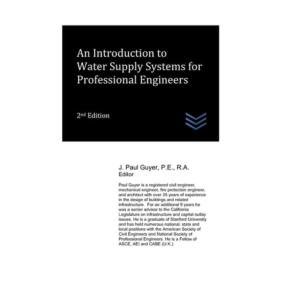 Water Resources Engineering An Introduction to Water Supply Systems for Professional Engineers, (Paperback)