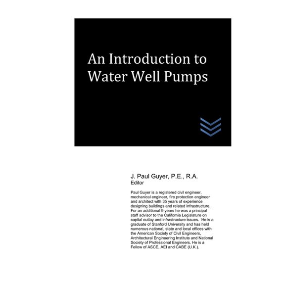 Water Resources Engineering: An Introduction to Water Well Pumps (Paperback)