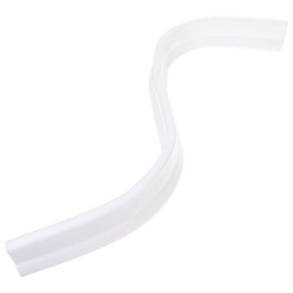 FONDOTIN White Silicone Bathroom Water Baffle, Soft and Splash Guard for Shower and Bathtub, and Practical