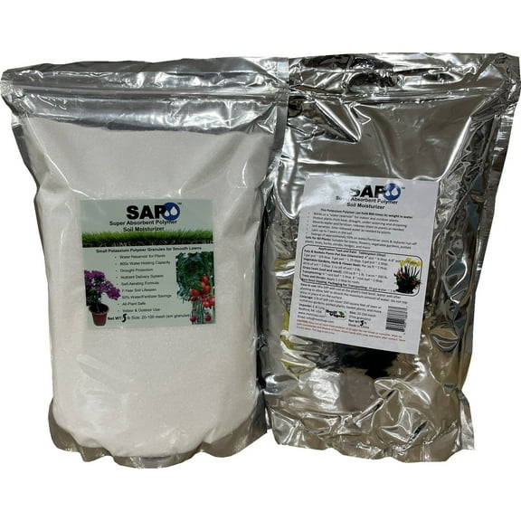 Water Retention Polymer for Grass and Gardens 10 Pounds