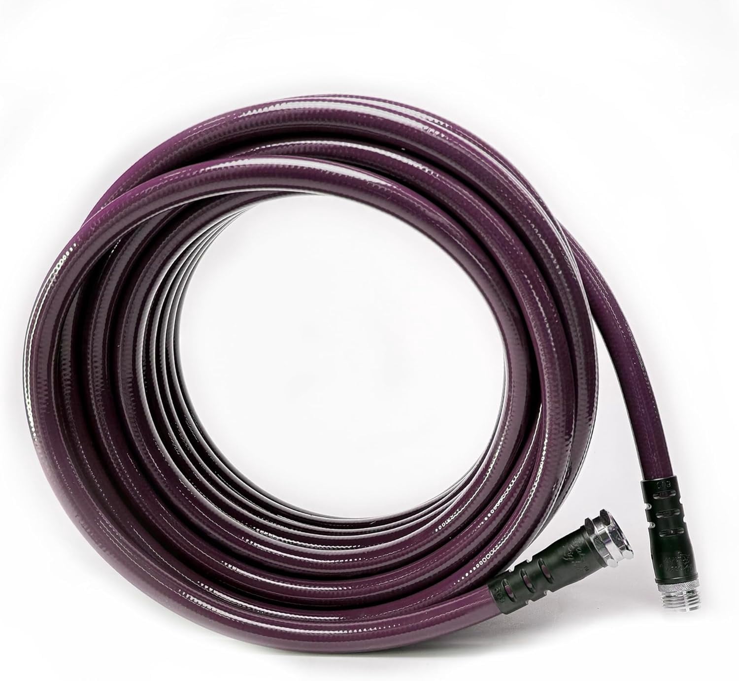 Water Right PSH-075-EP-5PKRS (7/16") Slim Garden, Drinking Water Safe, 75-Foot, Lead-Free Brass Fittings, Eggplant 400 Series Hose