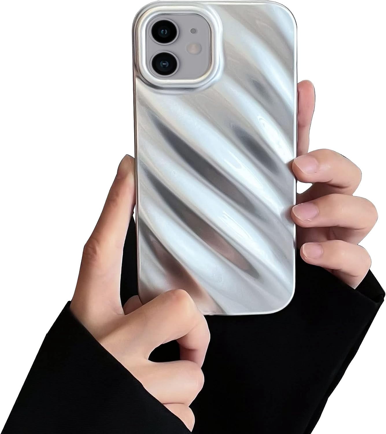 Water Ripple Curly Wave for iPhone 11 Case,Soft Slim Water Ripple ...