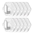 thumbnail image 1 of Water Ripple Hexagonal Self Adhesive Hooks, 10 Pcs Glacier Ripple Hook, Heavy Duty No Drill Wall Hooks, Acrylic Waterproof Adhesive Hooks for Kitchen, Bathroom Organization, 1 of 9
