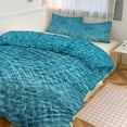thumbnail image 1 of Water Ripple Light Blue Bedding Set Couple Bedclothes Pillowcase Customized Home Textiles Bed Set for Bedroom Decoration, 1 of 6