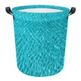 thumbnail image 1 of Water Ripple Light Blue Laundry Basket Storage Basket Controller Clothes Organizer Bin Waterproof, 1 of 8
