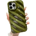 thumbnail image 1 of Water Ripple Pattern Case for iPhone 13 Pro Max Soft TPU Shockproof Camera Protective Cute Phone Case for Women Girl for iPhone 13 Pro Max 6.7 Inch Green, 1 of 12