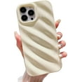 thumbnail image 1 of Water Ripple Pattern Case for iPhone 13 Pro Max Soft TPU Shockproof Camera Protective Cute Phone Case for Women Girl for iPhone 13 Pro Max 6.7 Inch White, 1 of 12