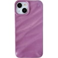 thumbnail image 1 of Water Ripple Pattern Curly Wave Shape Soft Compatible with iPhone Case (iPhone 11 Pro Max,Purple), 1 of 8
