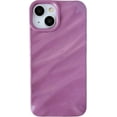 thumbnail image 1 of Water Ripple Pattern Curly Wave Shape Soft Compatible with iPhone Case (iPhone 11,Purple), 1 of 8