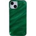 thumbnail image 1 of Water Ripple Pattern Curly Wave Shape Soft Compatible with iPhone Case (iPhone 12 Pro Max,Green), 1 of 8