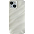 thumbnail image 1 of Water Ripple Pattern Curly Wave Shape Soft Compatible with iPhone Case (iPhone 13,White), 1 of 14