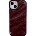 thumbnail image 1 of Water Ripple Pattern Curly Wave Shape Soft Compatible with iPhone Case (iPhone 14,White), 1 of 5