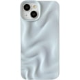 thumbnail image 1 of Water Ripple Pattern Wave Compatible with iPhone Case (Blue,iPhone 15 Pro), 1 of 12