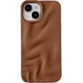 thumbnail image 1 of Water Ripple Pattern Wave Compatible with iPhone Case (Brown,iPhone 13), 1 of 12