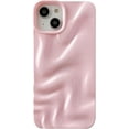 thumbnail image 1 of Water Ripple Pattern Wave Compatible with iPhone Case (Light Pink,iPhone 15 Pro), 1 of 6