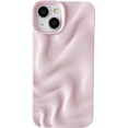 thumbnail image 1 of Water Ripple Pattern Wave Compatible with iPhone Case (Pink,iPhone 14), 1 of 7
