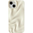 thumbnail image 1 of Water Ripple Pattern Wave Compatible with iPhone Case (White,iPhone 15 Pro), 1 of 7