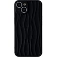 thumbnail image 1 of Water Ripple Pattern Wave Shape Compatible with iPhone Case (Black,iPhone 11), 1 of 8