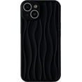thumbnail image 1 of Water Ripple Pattern Wave Shape Compatible with iPhone Case (Black,iPhone 15), 1 of 14