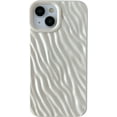 thumbnail image 1 of Water Ripple Pattern Wave Shape Compatible with iPhone Case (White,iPhone 12), 1 of 7