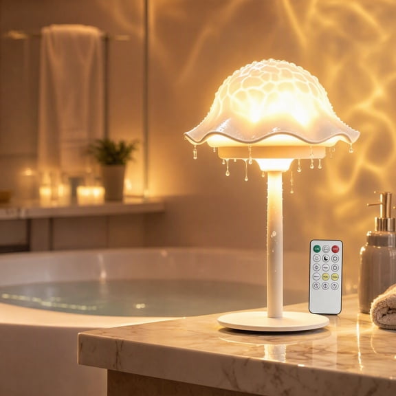 Waterproof Ripple Shower Lamp 16 Colors 4 Speeds Usb-C