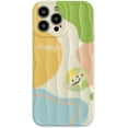 thumbnail image 1 of Water Ripple Shape Contrast Color Cartoon Planet Soft  for iPhone Case (Green,iPhone 11), 1 of 7