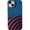 thumbnail image 1 of Water Ripple Wave Pattern Soft Compatible with iPhone Case (Blue Red,iPhone 13 Pro Max), 1 of 12