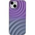 thumbnail image 1 of Water Ripple Wave Pattern Soft Compatible with iPhone Case (Purple Grey,iPhone 14 Pro Max), 1 of 12