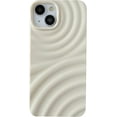 thumbnail image 1 of Water Ripple Wave Pattern Soft Compatible with iPhone Case (White,iPhone 14 Plus), 1 of 6
