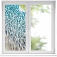 thumbnail image 1 of Water Ripple Window Privacy Film Ocean Art Realistic Sea Sand Decorative Glass Window Film UV Blocking Static Cling Non-Adhesive Sticker Covering for Home Door 17.7 x 39.3 inches, 1 of 7