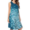 thumbnail image 1 of Water Ripples And Light Reflections Dress Loose Women'S Dress Beach Dresses With Pockets Dresses For Womens, 1 of 4