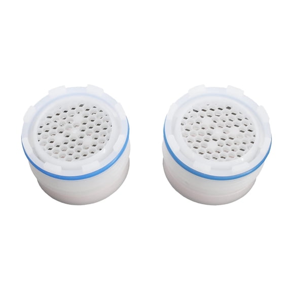 Water Saving 1.2 GPM Tiny Hidden Faucet Aerator Insert 2 Pack