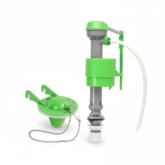 Water Saving Toilet Fill Valve with 2 Inch Flapper