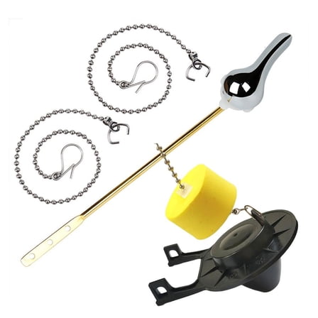 Water Saving Toilet Tank Repair set with Reliable Float Ball & Flapper Designs Friendly Toilet Tank Valves for Home