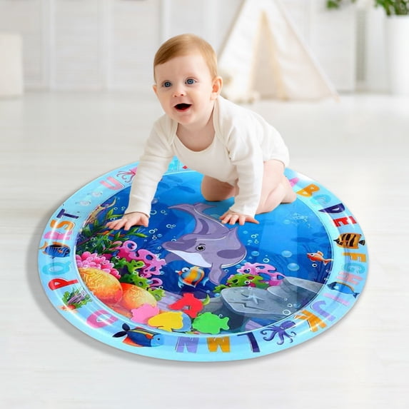 Water Sensory Playmat,Thickened Water Sensor Mat,Kids Water Play Mat,Cat Water Play Mat,Interactive Sensory Pad,Water Splash Play Pad,Pet Kids Water Activity Mat,Portable Water Play Pad